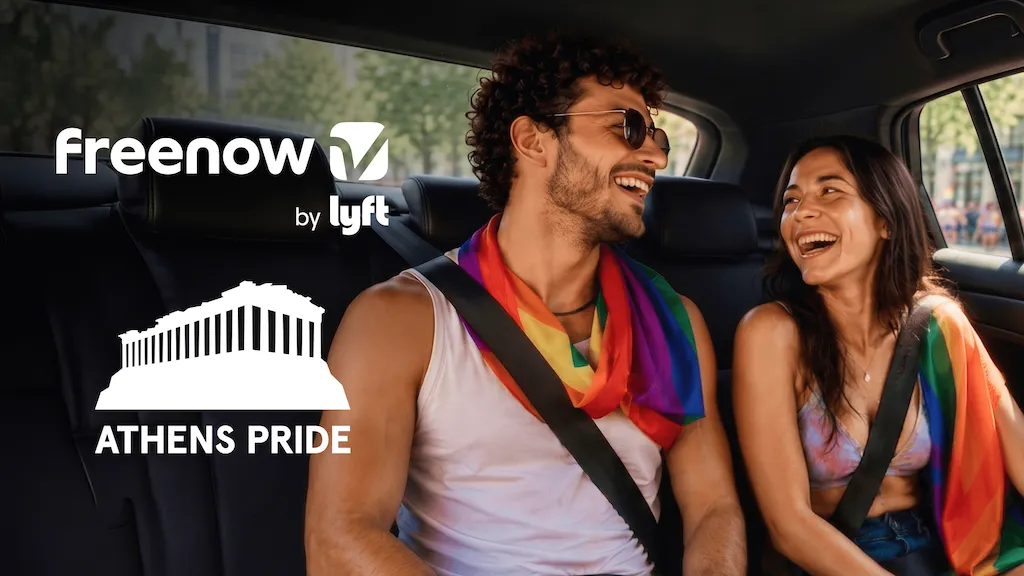 Το Freenow στο πλευρό του Athens Pride ως επίσημος συνεργάτης μετακίνησης