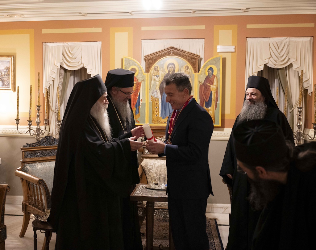 H Μονή Ξενοφώντος τίμησε τον Δημήτρη Χριστοφιλέα