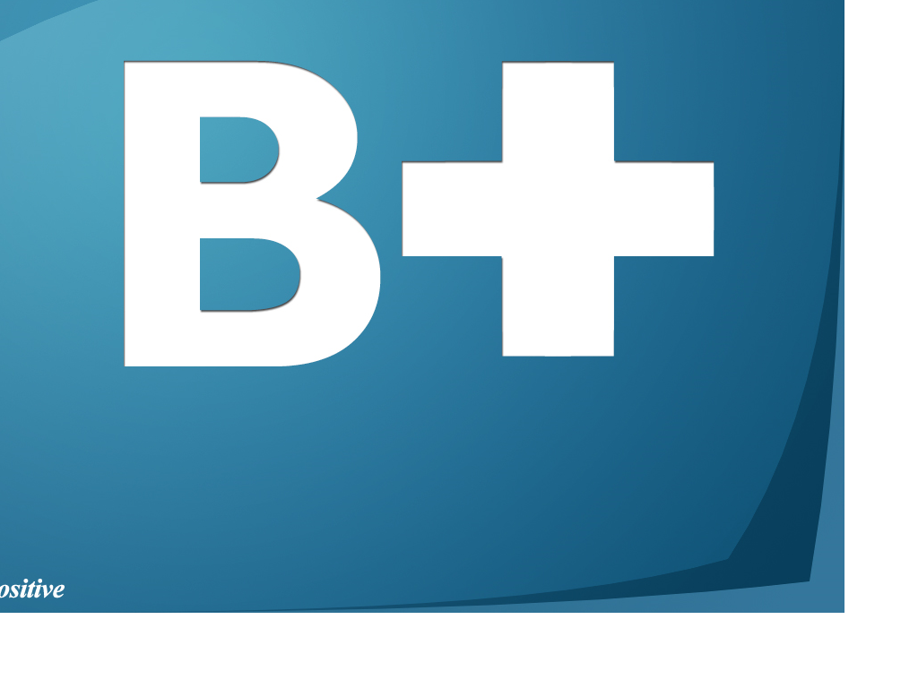 «BE POSITIVE»