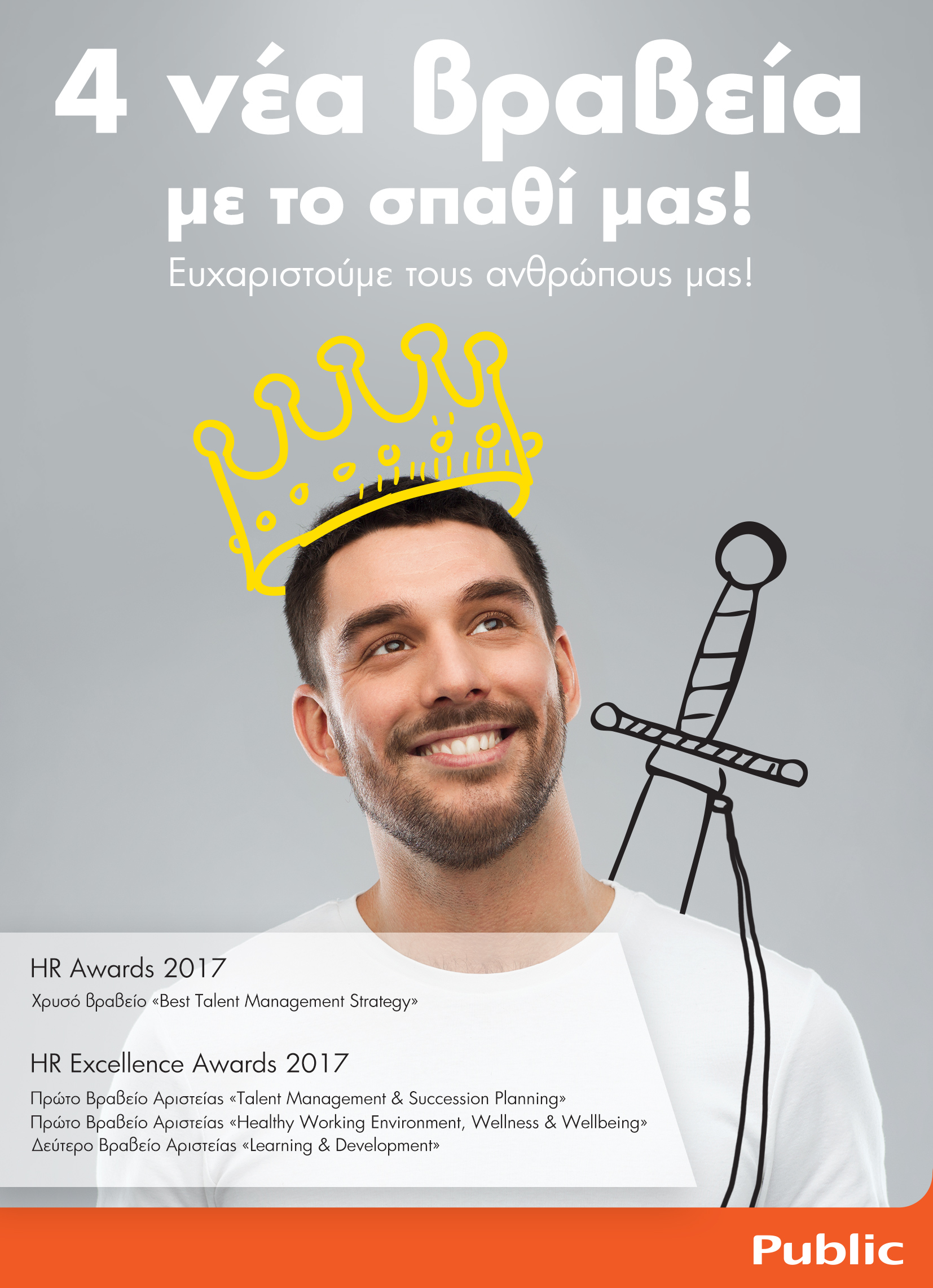 Public: 4 νέα Βραβεία στην Διοίκηση Ανθρώπινου Δυναμικού