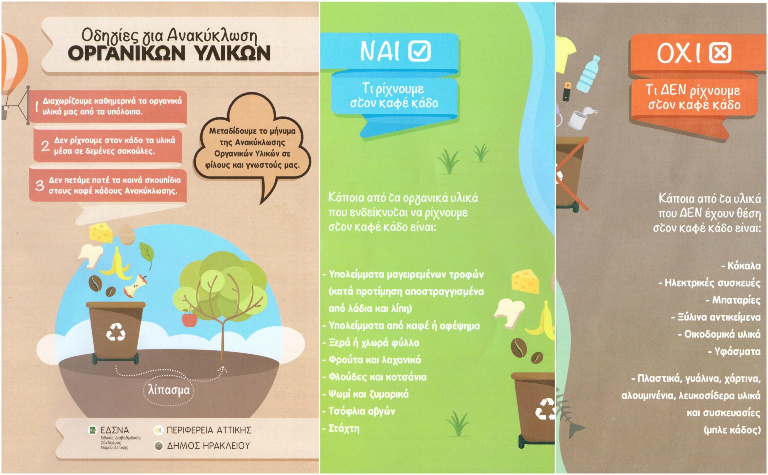 Ξεκινά πιλοτικά το πρόγραμμα του “καφέ κάδου” στον Δήμο Ηρακλείου Αττικής