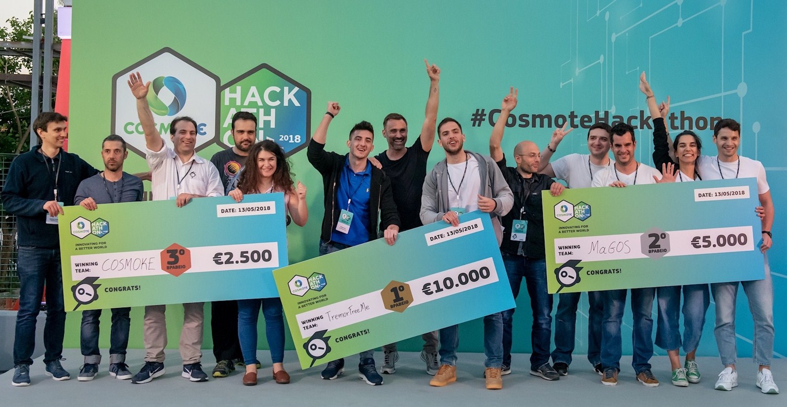 COSMOTE HACKATΗΟΝ: Οι νικήτριες ιδέες σε εφαρμογές υγείας, design & περιβάλλον