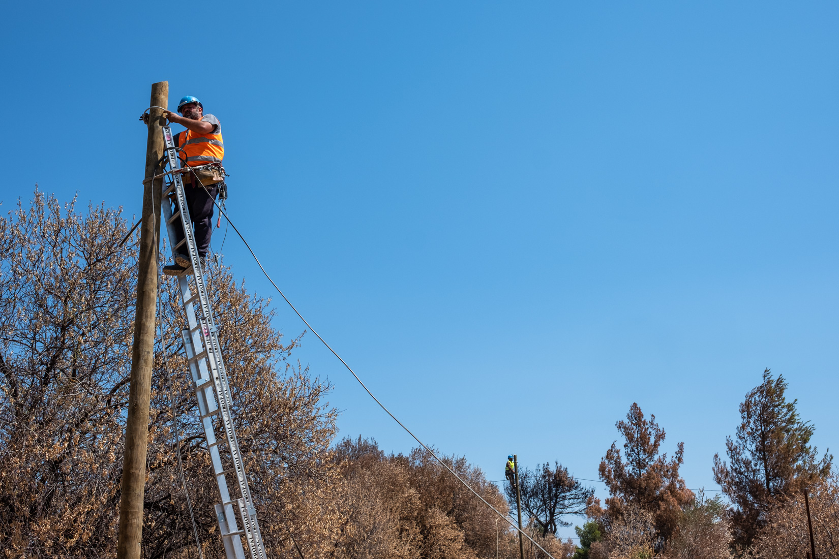 Όμιλος ΟΤΕ: Αποκαθίστανται τα δίκτυα στις πυρόπληκτες περιοχές