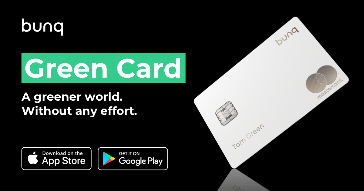 Mastercard και bunq συνεργάζονται για την Green Card