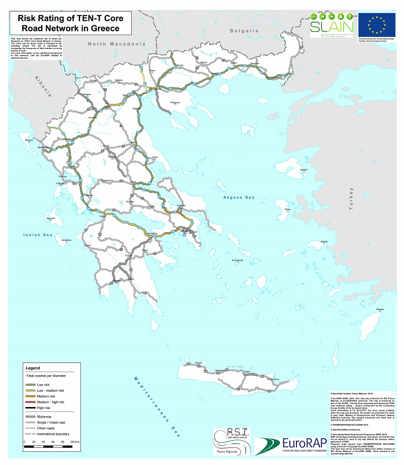 Ι.Ο.ΑΣ.: αράδοση χαρτών επικινδυνότητας του οδικού δικτύου