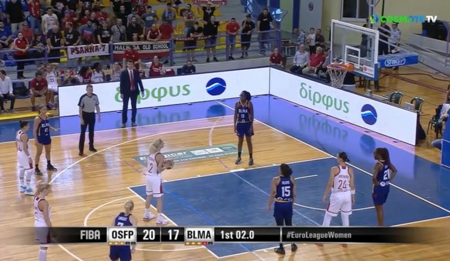 Η Δίρφυς στηρίζει τη Γυναικεία Ομάδα Μπάσκετ του Ολυμπιακού