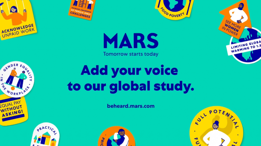 Mars: Καμπάνια #HereToBeHeard για την Ισότητα των Φύλων
