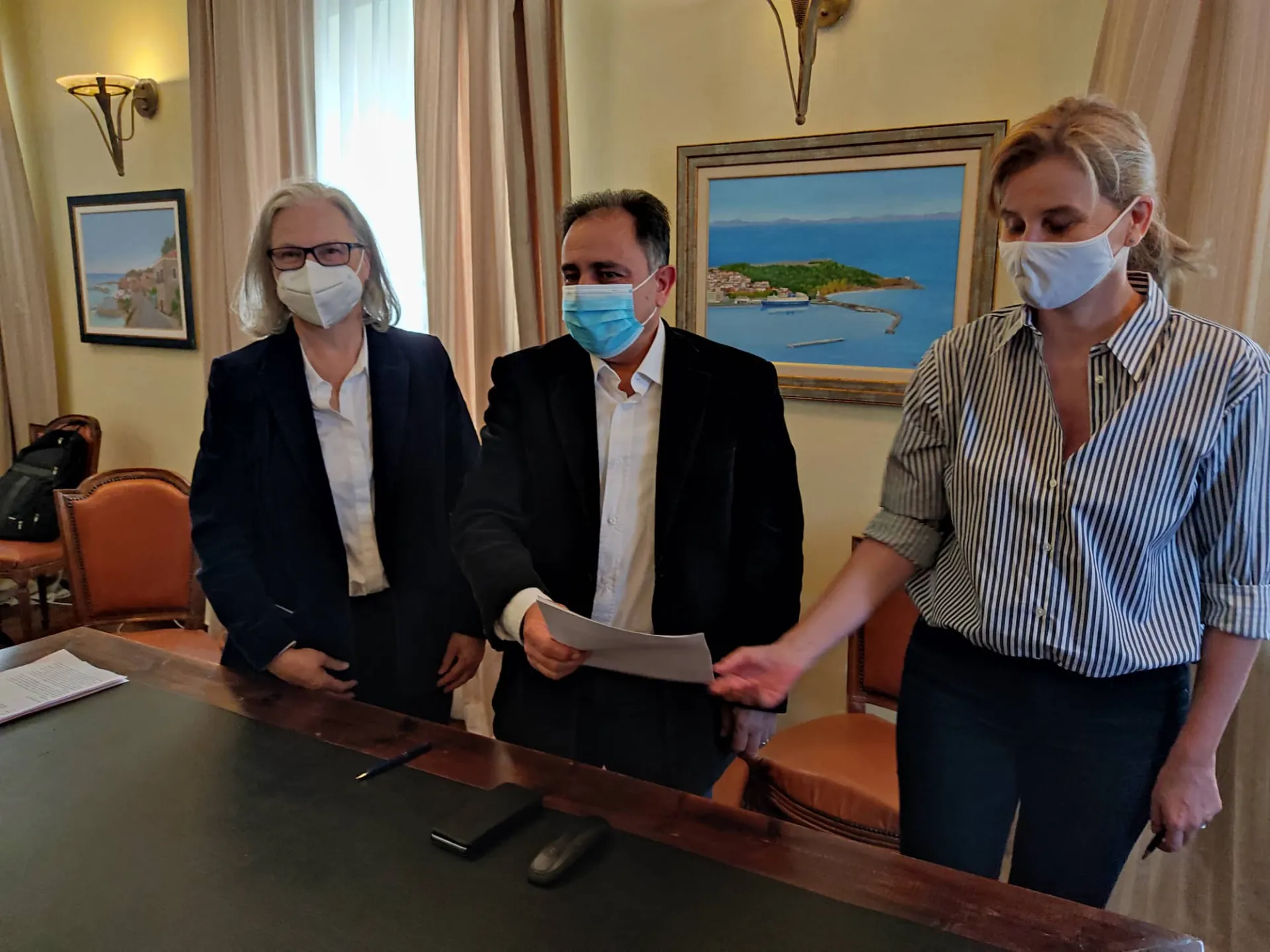 Μνημόνιο Συνεργασίας  μεταξύ των Παιδικών Χωριών SOS και του Δήμου Μυτιλήνης