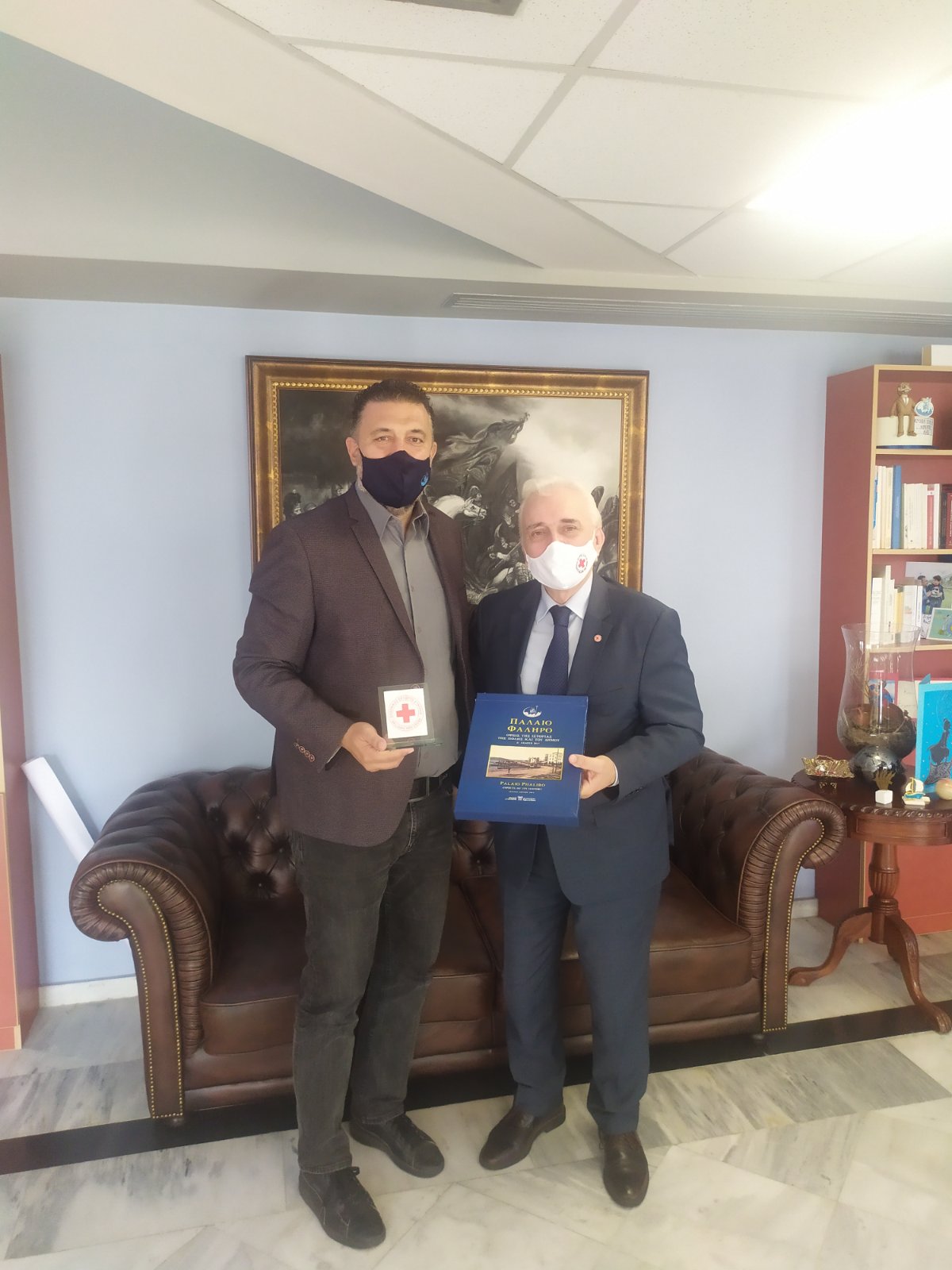 Συνάντηση του Προέδρου του Ε.Ε.Σ. με τον Δήμαρχο Π. Φαλήρου