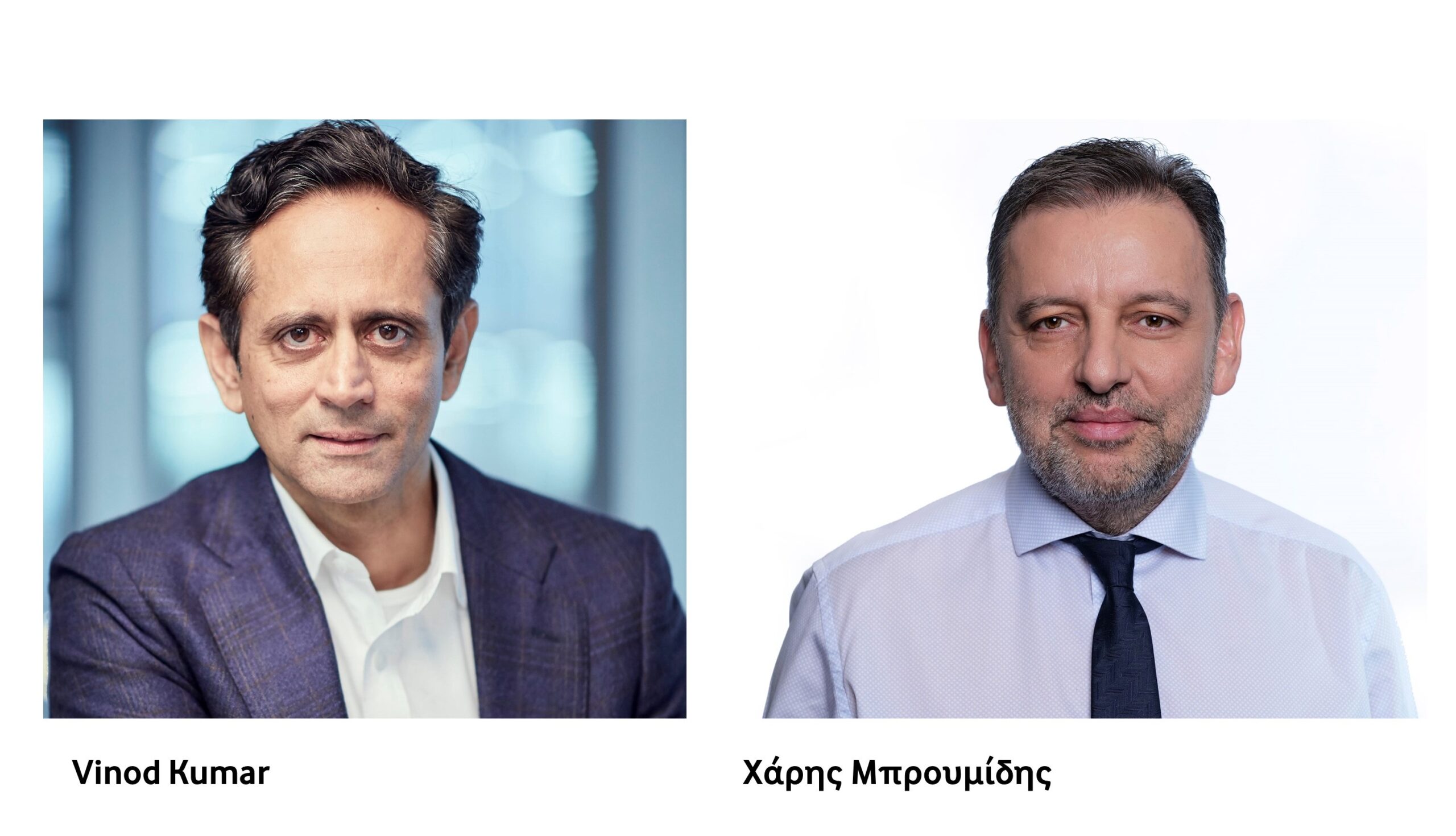 Οι Vinod Kumar και Χάρης Μπρουμίδης στο SingularityU Greece