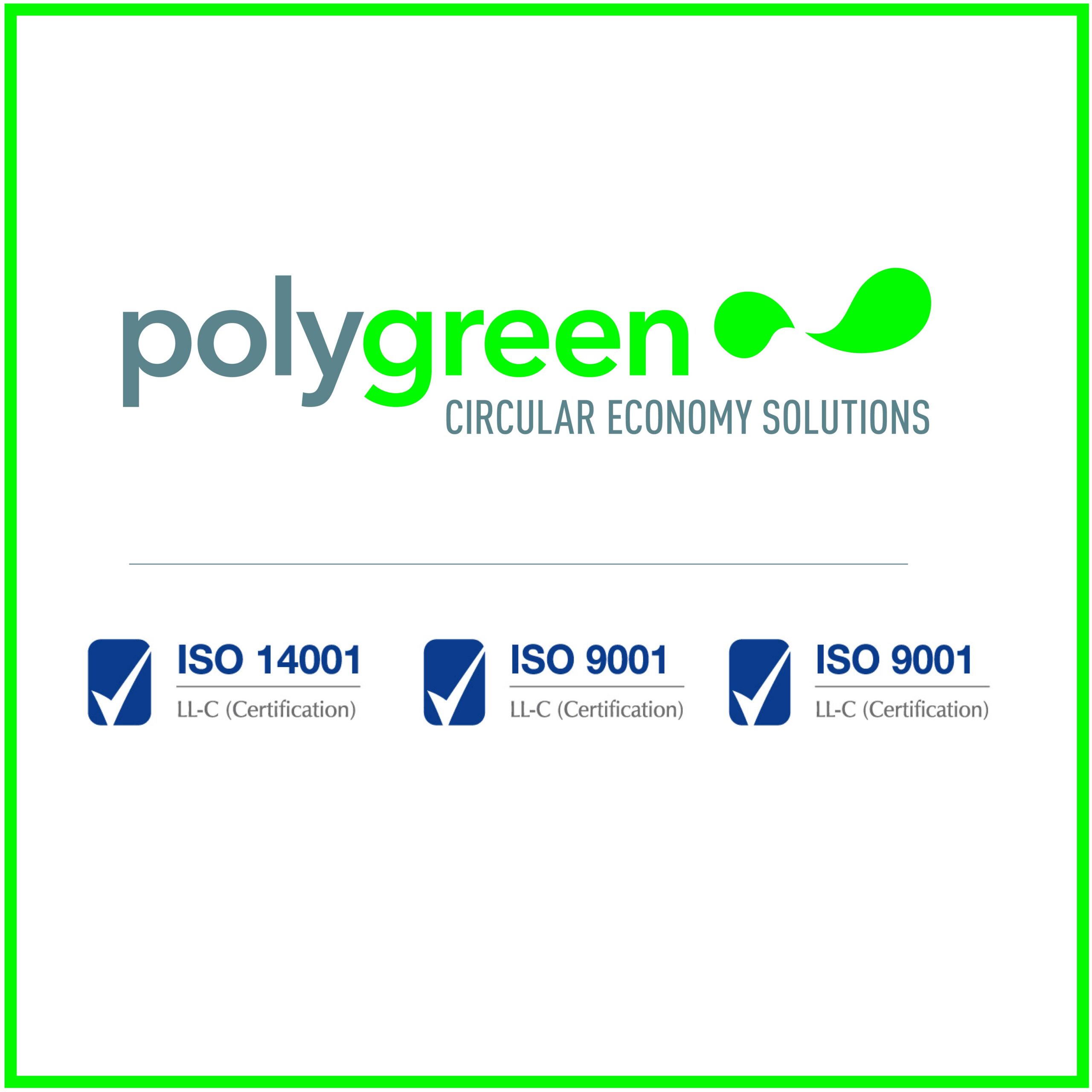 Polygreen: Τρεις πιστοποιήσεις ποιότητας, ασφάλειας και αειφορίας 