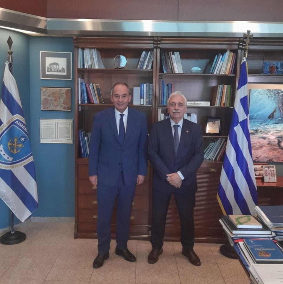 Συνάντηση του Προέδρου του ΕEΣ με τον Υπουργό Ναυτιλίας Γ.Πλακιωτάκη