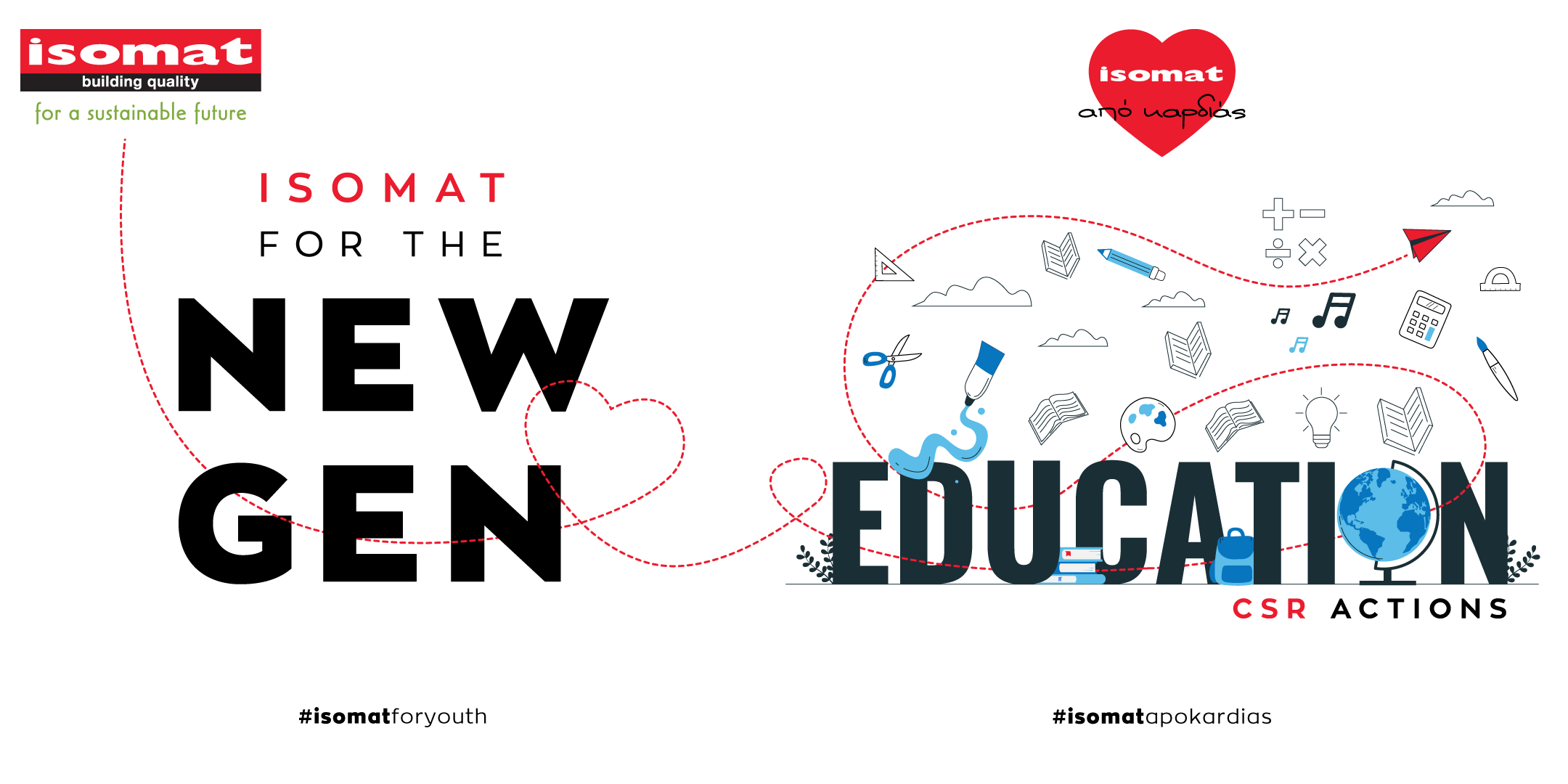 “ΙSOMAT FOR THE NEW GEN”: Νέο πρόγραμμα εταιρικής κοινωνικής ευθύνης από την ISOMAT