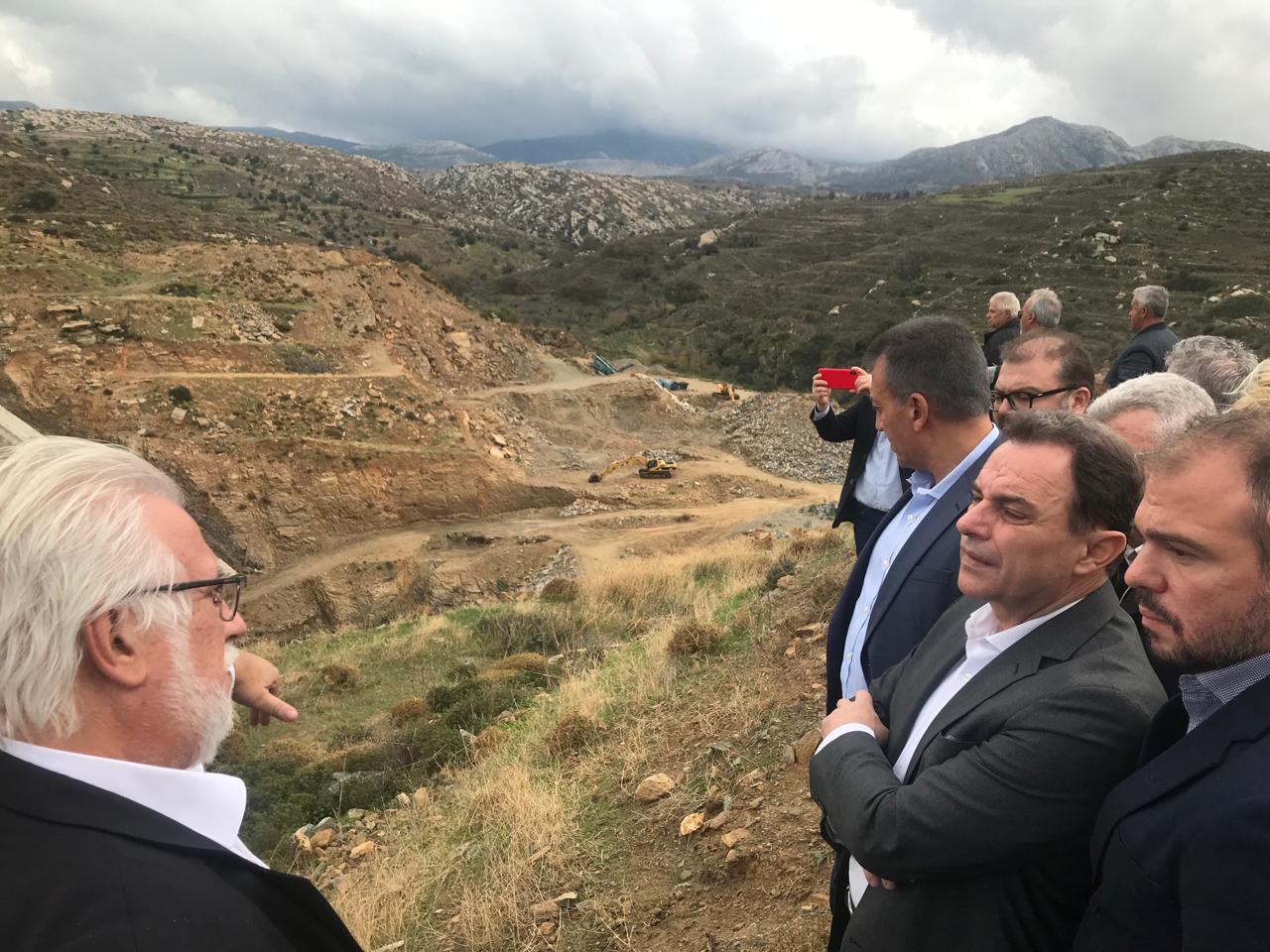 Επανεκκίνηση του φράγματος Τσικαλαριού στη Νάξο