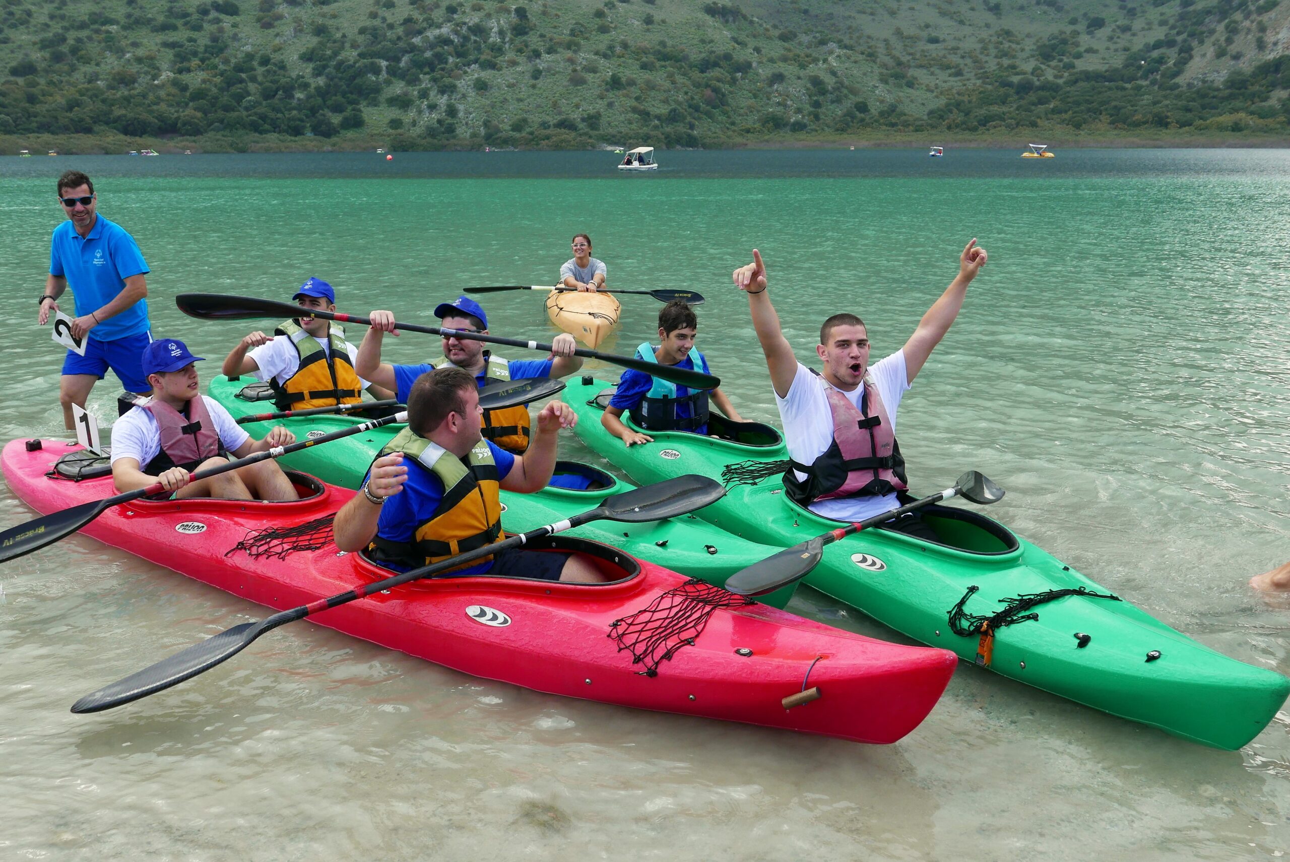 Special Olympics Hellas στην Κρήτη για τους αγώνες Καγιάκ