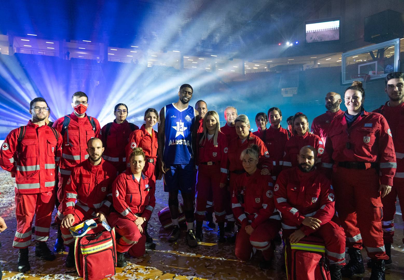 EEΣ: Εντυπωσιακή η παρουσία των εθελοντών στο All Star Game 2022