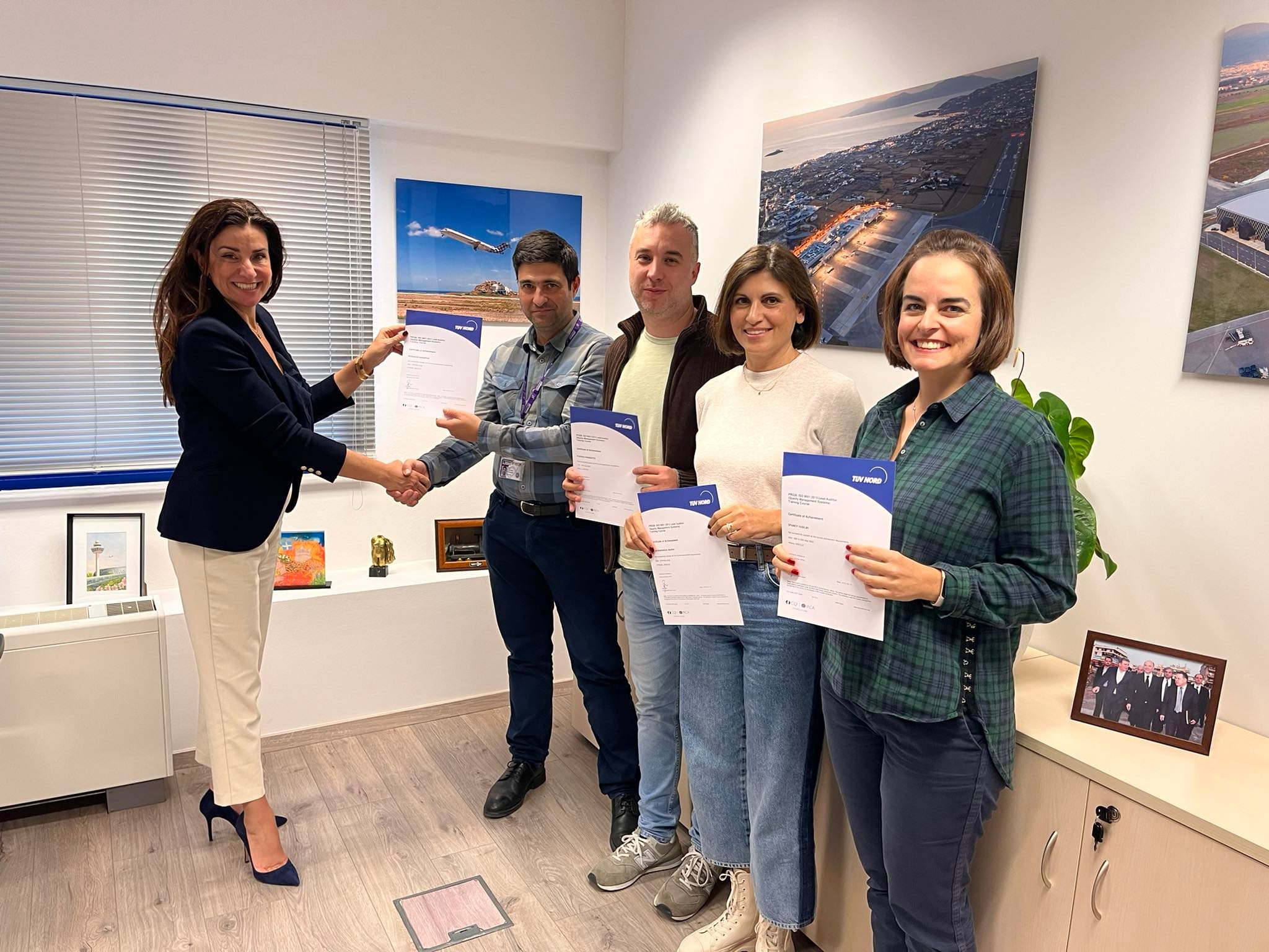 Τα στελέχη της Αρχής Πολιτικής Αεροπορίας εκπαίδευσε η TÜV HELLAS (TÜV NORD) 