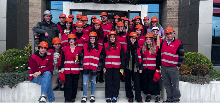 Επίσκεψη φοιτητών από το Τμήμα Χημικών Μηχανικών του ΑΠΘ στις εγκαταστάσεις της ISOMAT!