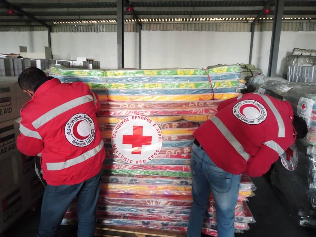ΕΕΣ: Παρέδωσε 20 τόνους ανθρωπιστικής βοήθειας στη Συρία