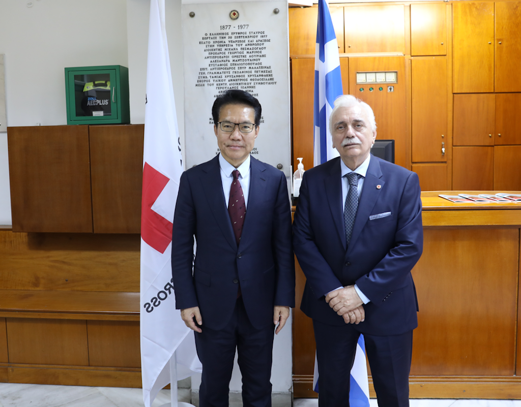 EEΣ: Συνάντηση του Προέδρου με τον Υφυπουργό Κοινωνικών Υποθέσεων Κίνας