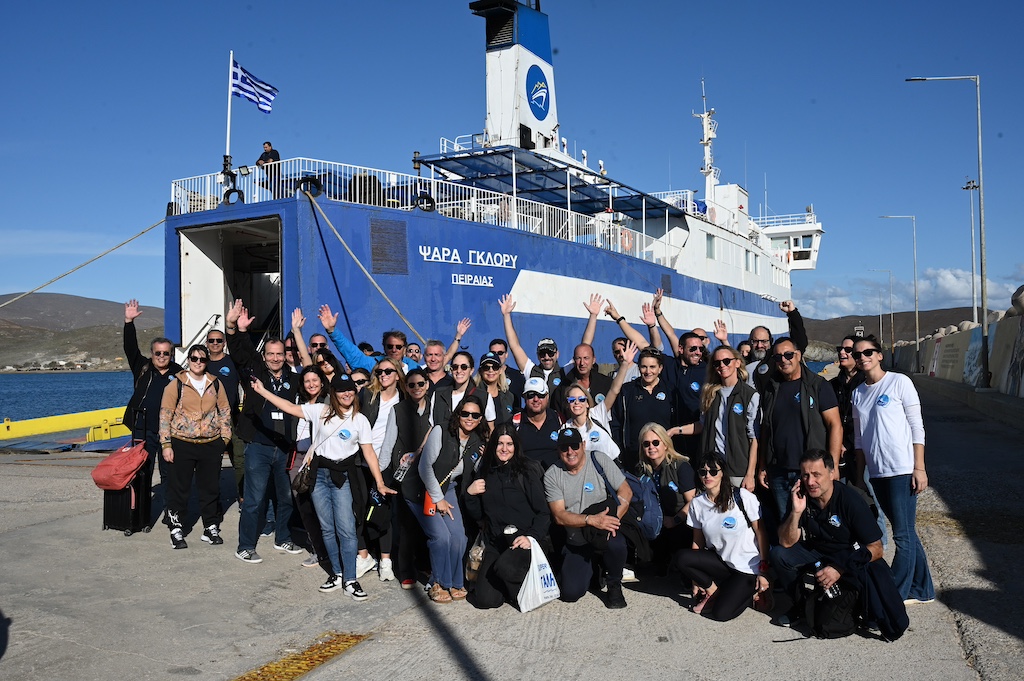 Στα Ψαρά η 22η αποστολή της +πλευσης