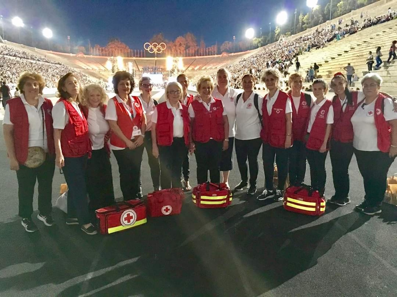 Οι εθελοντές του ΕΕΣ στη συναυλία του «Όλοι μαζί μπορούμε»