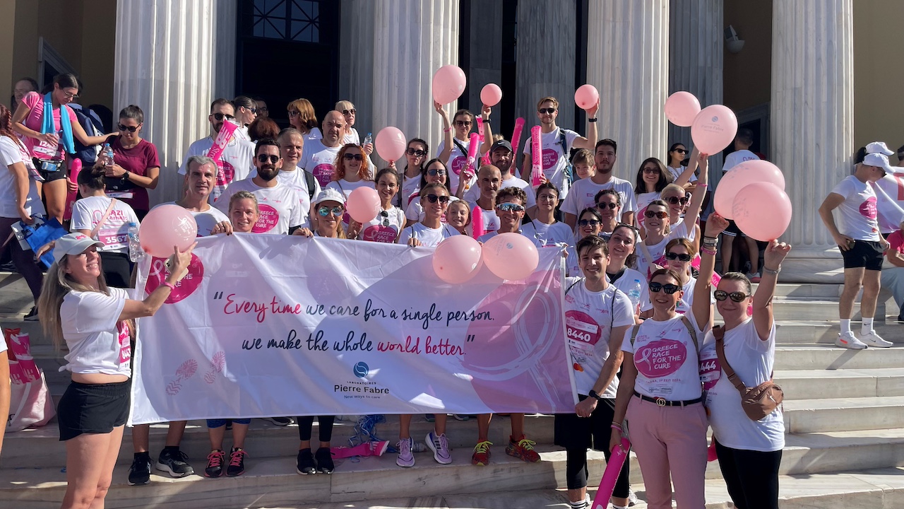 Pierre Fabre: Συμμετείχε στον αγώνα δρόμου Race for the Cure