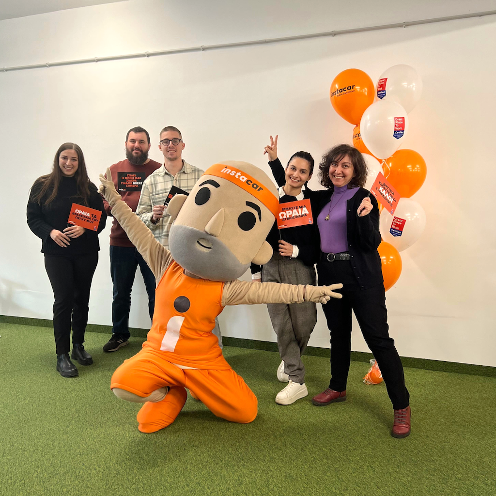 Το instacar αναγνωρίζεται ως Great Place to Work