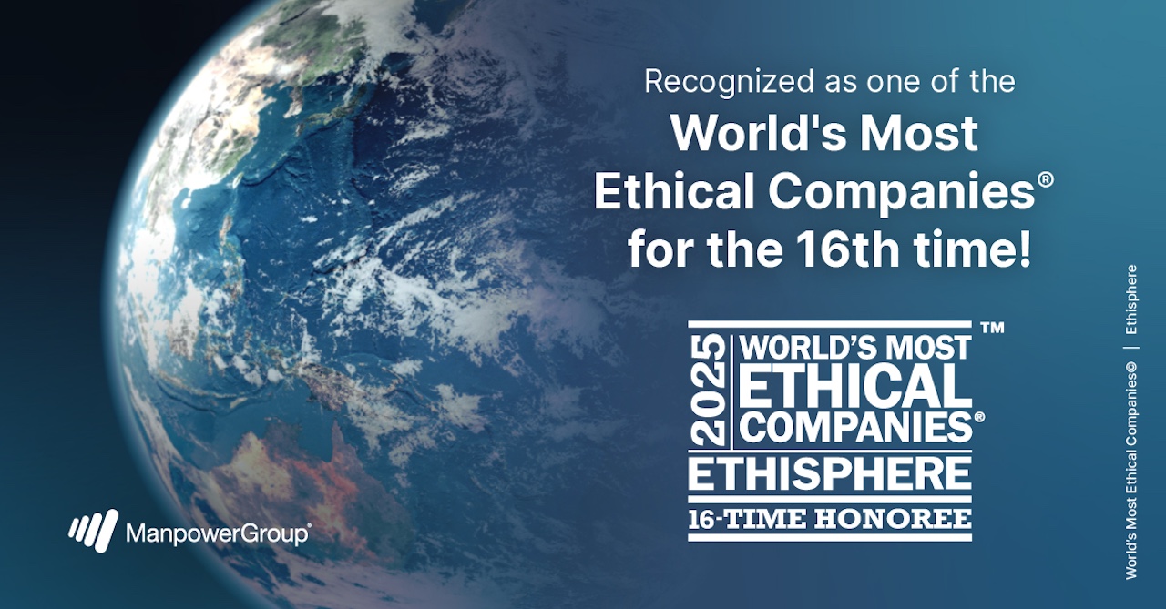 Η ManpowerGroup στη λίστα “World’s Most Ethical Companies®”
