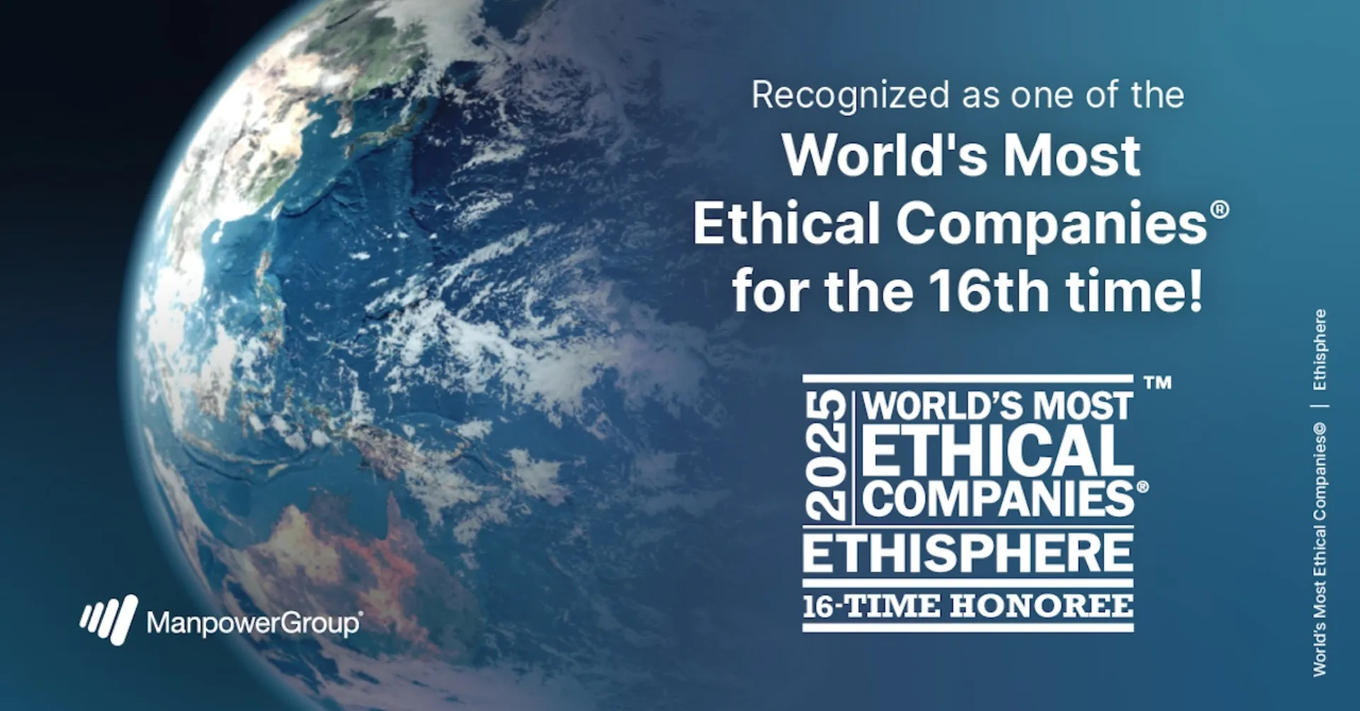 Η ManpowerGroup στη λίστα “World’s Most Ethical Companies®”