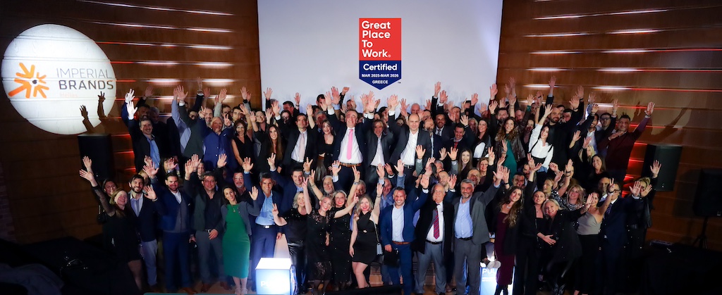 Imperial Brands Hellas: Αναγνώριση ως Great Place to Work