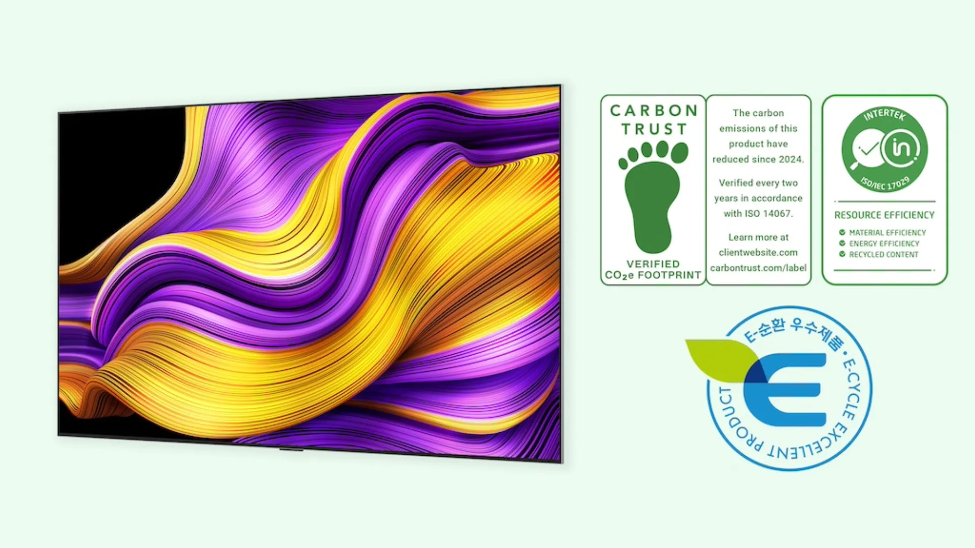 LG OLED 2025: Πιστοποιήσεις για μικρό περιβαλλοντικό αποτύπωμα