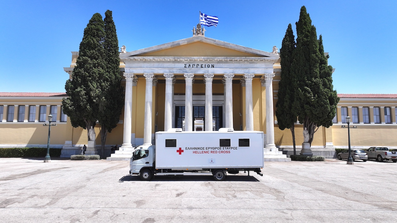 EEΣ: Κινητή Μονάδα Αιμοδοσίας από το Κοινωφελές Ίδρυμα Ιωάννη Σ. Λάτση