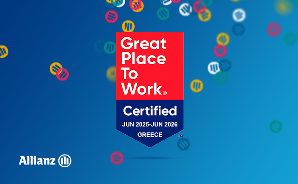 Η Allianz πιστοποιείται ως Great Place Τo Work® – Certified