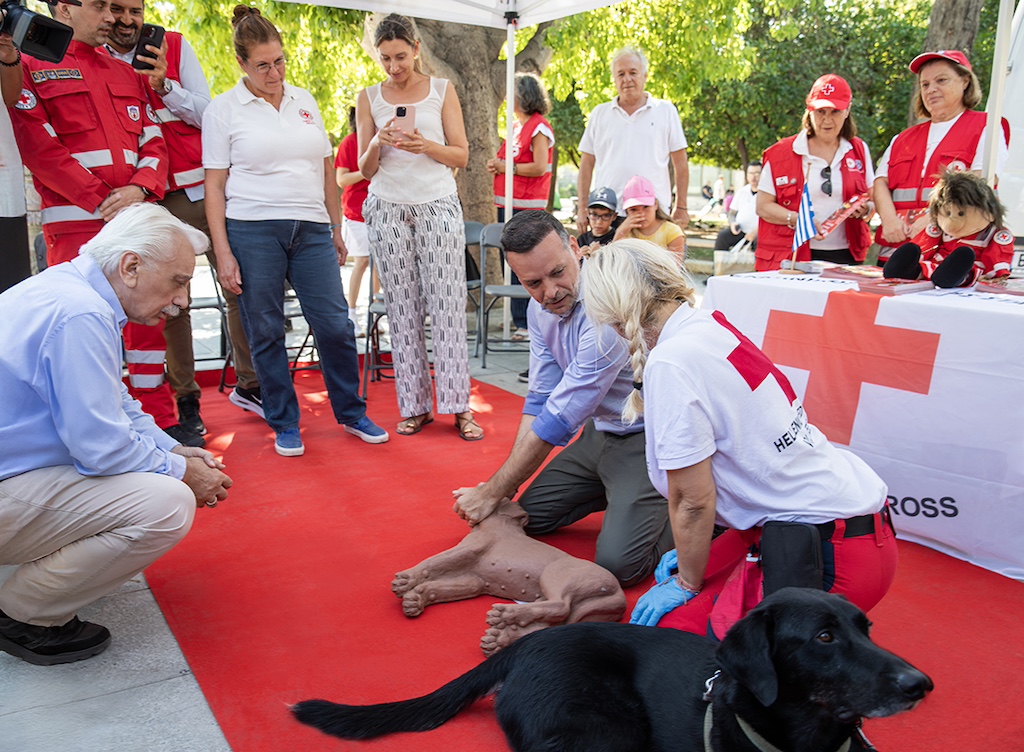 O Ελληνικός Ερυθρός Σταυρός τίμησε την Παγκόσμια Ημέρα Σκύλου