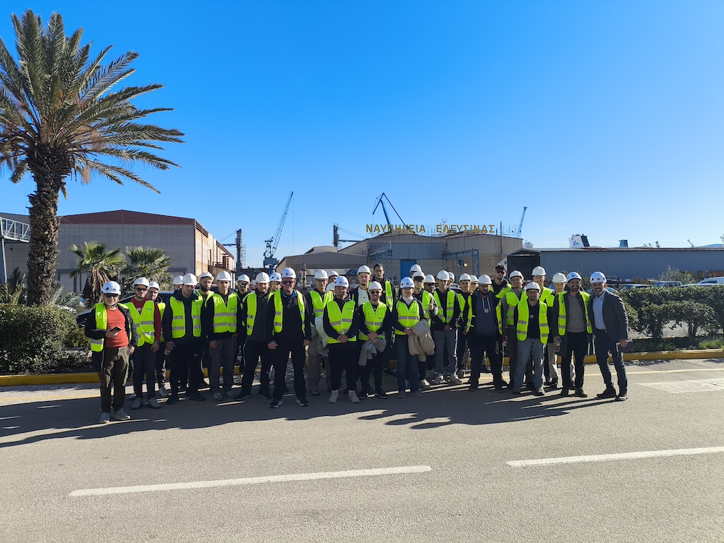 Εκπαιδευτική επίσκεψη στα Ναυπηγεία Ελευσίνας