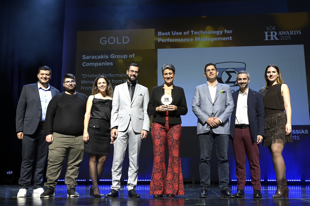 Όμιλος Σαρακάκη: Χρυσές διακρίσεις στα HR Awards 2025